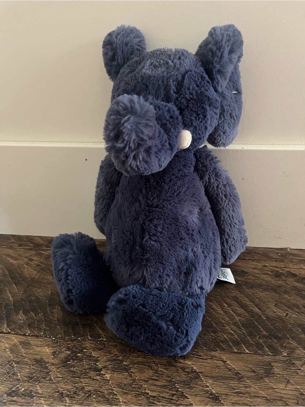 Jellycat Bashful Blue Elephant plush toy. - Picture 7 of 7